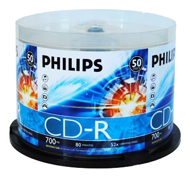 飞利浦CD-R 50片桶装 