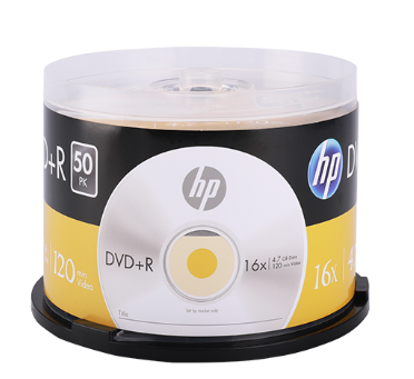 HP DVD+R光盘(50片桶装)