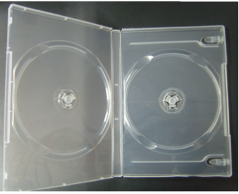 CD/DVD光盘盒 长方形盒可擦封皮 双盘装
