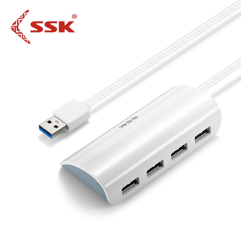 飚王SHU-808 USB3.0一拖四口集线器扩展HUB线长1米