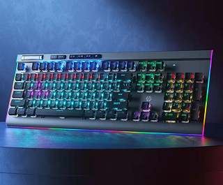 惠普GK520S 超薄豪华RGB机械键盘青轴（黑色）