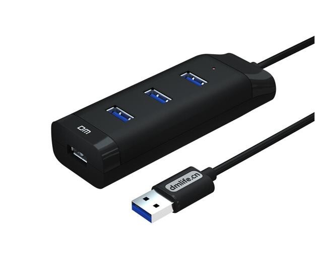 DM- CHB007 USB3.0HUB1.2米[黑色] 