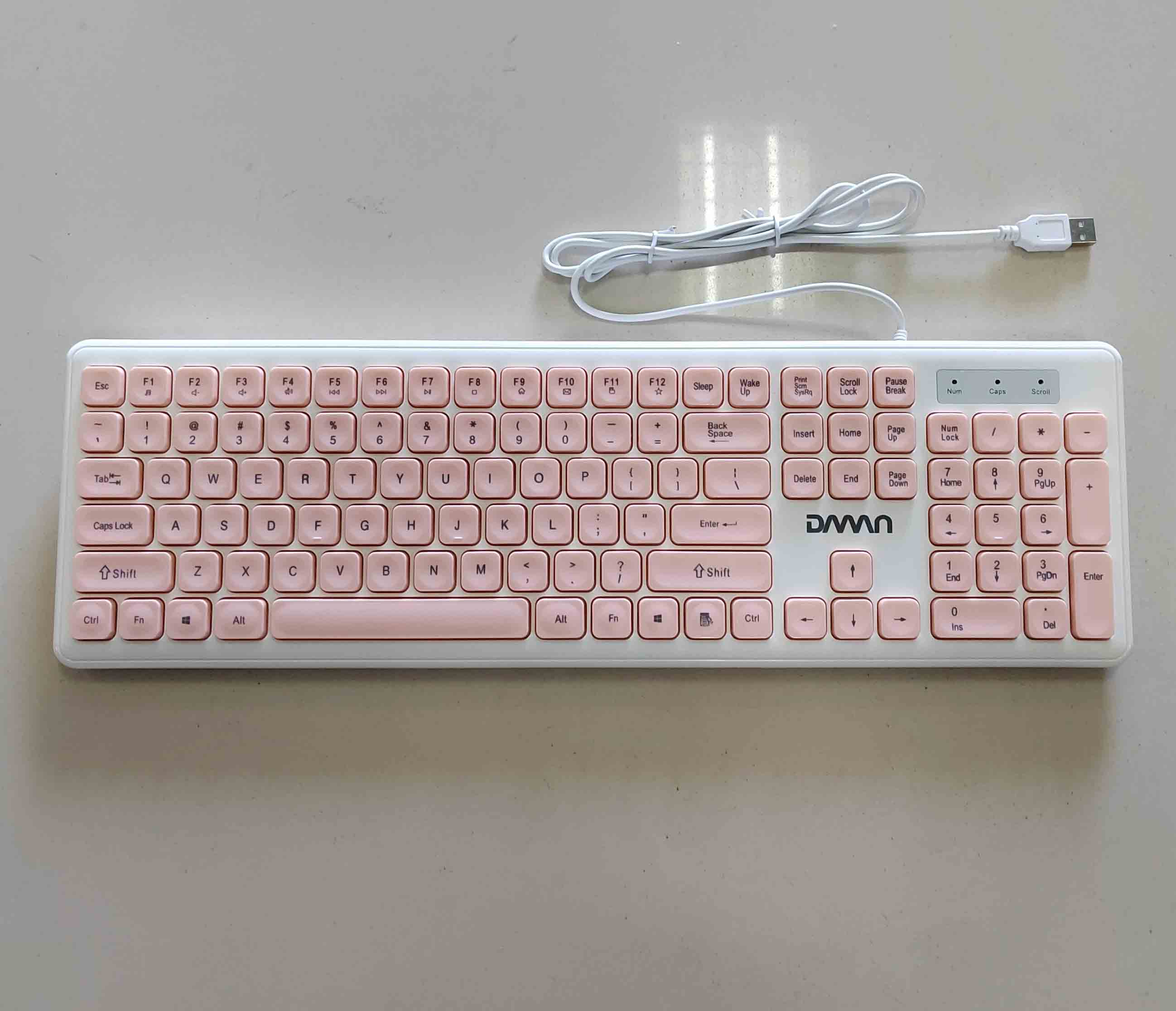 貂王DK11粉色 巧克力键盘