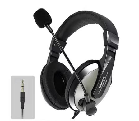 声丽ST-2688单孔 电脑耳麦 金色、灰色