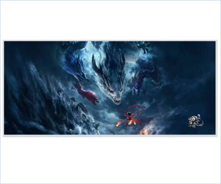 哪吒400*900*4mm鼠标垫