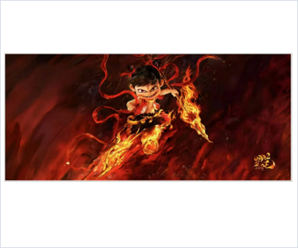 哪吒400*900*4mm鼠标垫