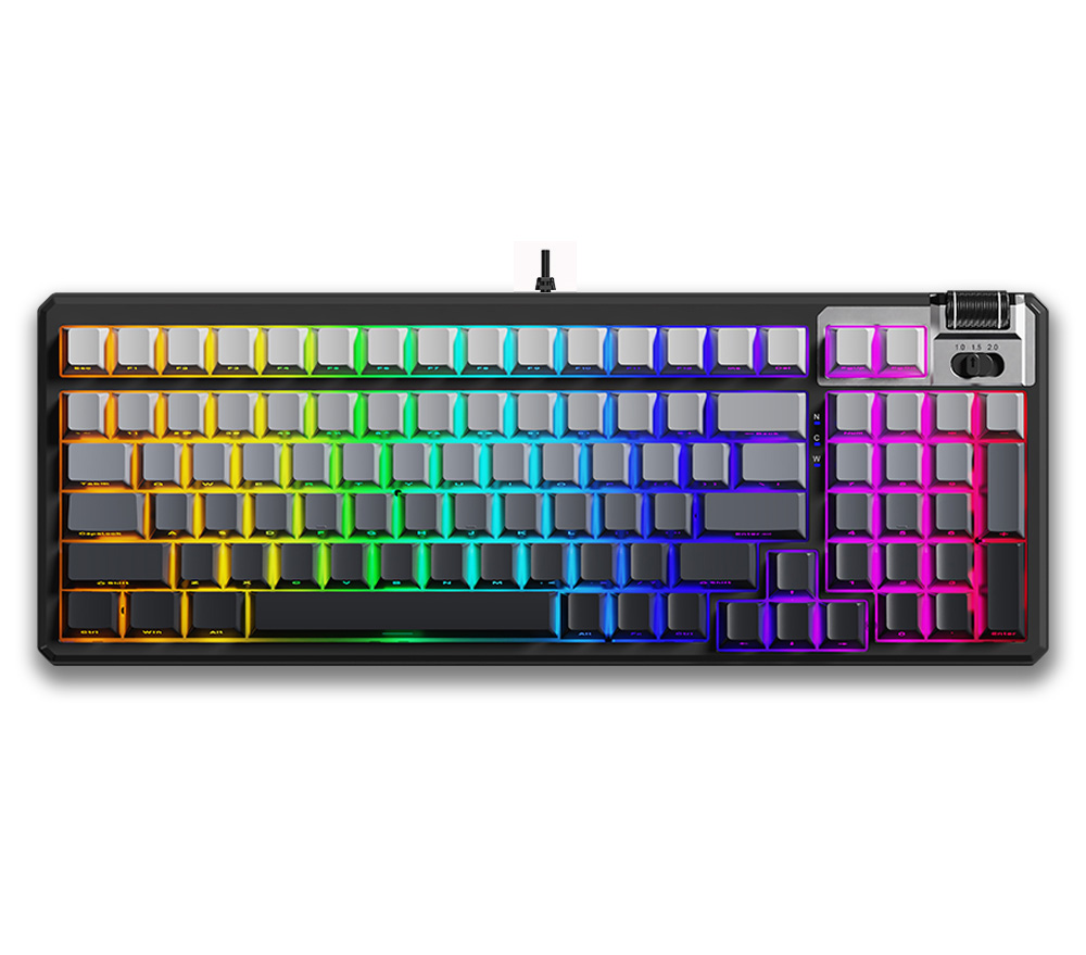 西部猎人【A98RT磁轴金钢灰】 客制化机械键盘