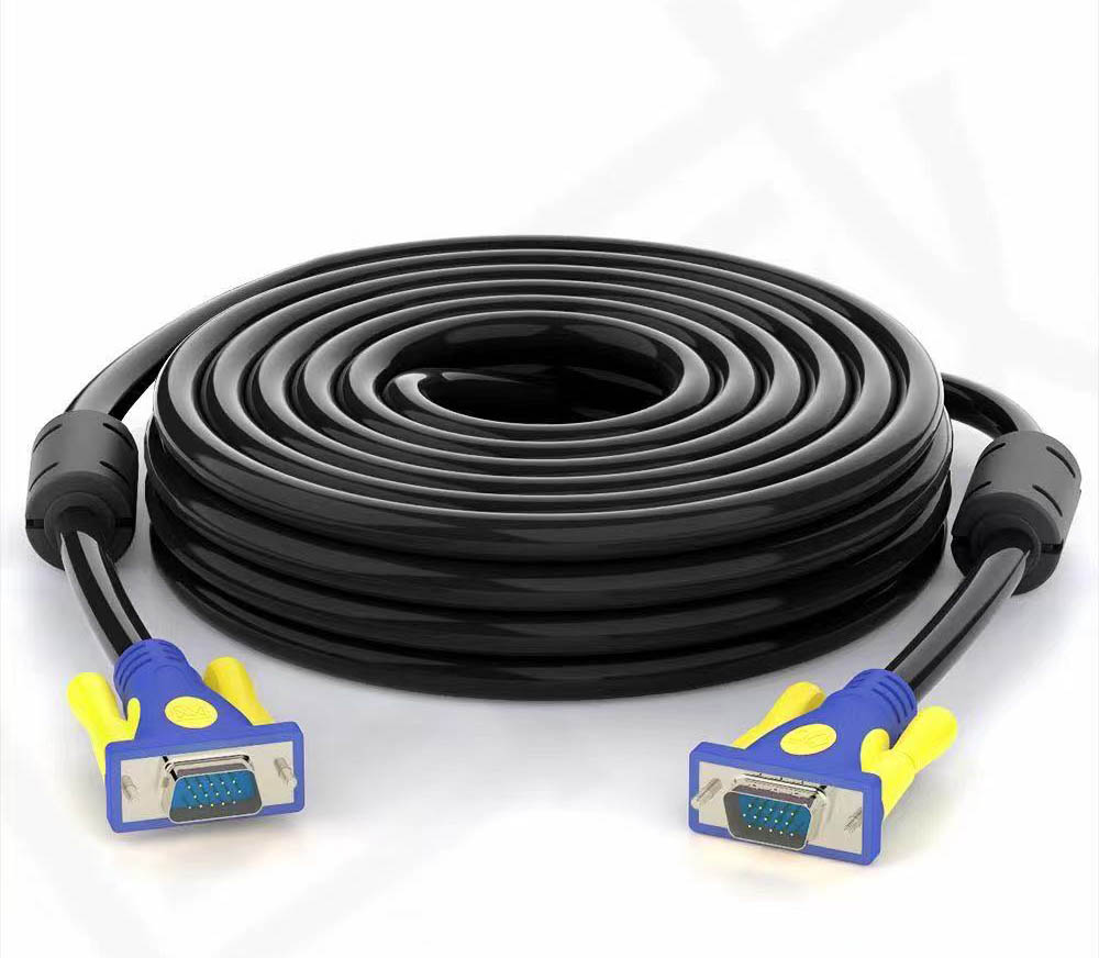 IP-LINK 国标黑色3+6VGA线 3米