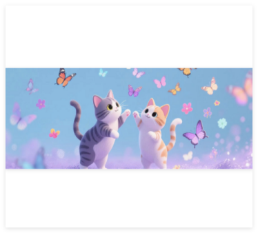 300*700*2.5MM 小猫蝴蝶鼠标垫